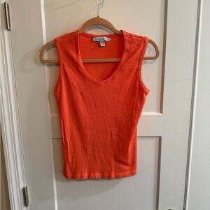 Vibrant Orange Tank Top